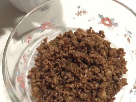 豚ひき肉と椎茸の甘辛炒め〜生姜を効かせて常備菜に〜